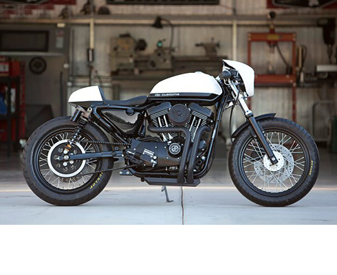 Черно-белый H-D Sportster от мастеров DP Customs