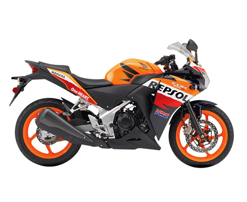 Новая раскраска Honda CBR250R Repsol