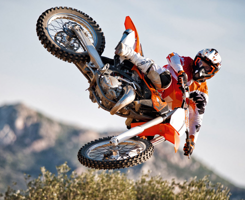 Двойная петля на KTM 250 SX-F 2013 года