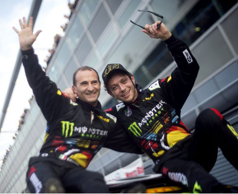 Чемпионом Monza Rally Show стал Валентино Росси