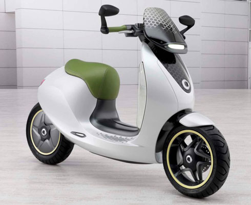 Daimler и Vectrix готовят к выпуску Smart eScooter