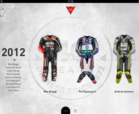 Dainese празднует 40-летний юбилей приложением для Apple