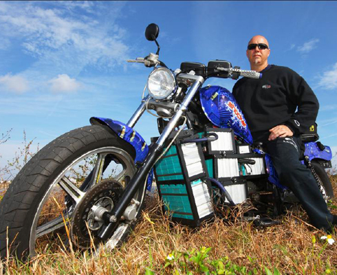 Самопал: электробайк из Kawasaki Vulcan 500