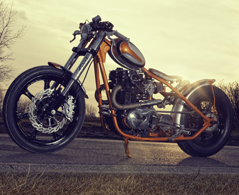 Yamaha XS650 из бельгийской мастерской Wheelyshop