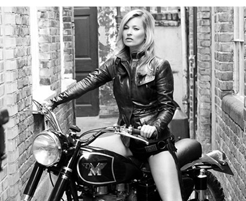 Кейт Мосс рекламирует Matchless Motorcycles