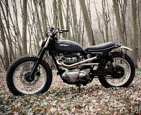 Kawasaki W650 Scrambler из Skuddesign