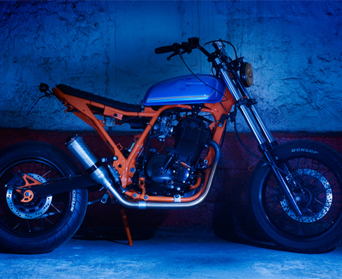 Кастом Suzuki DR650: Street Dracker