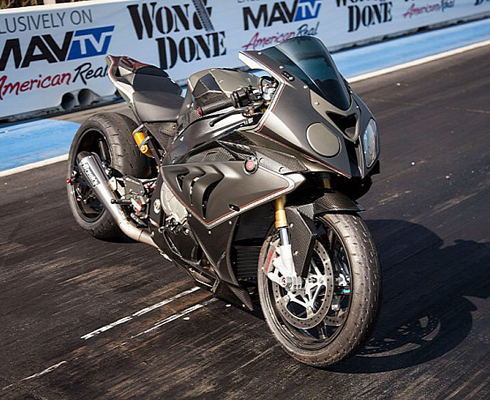 Роланд Сэндс построил драг-байк из BMW S1000RR
