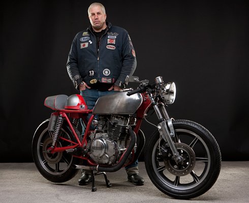 Ортодоксальный кафе-рейсер Yamaha XS360 Шона Данлэпа