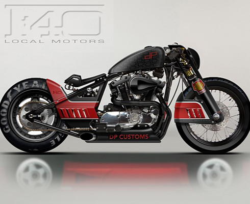 Концепт Harley-Davidson, вдохновленный Ferrari F40
