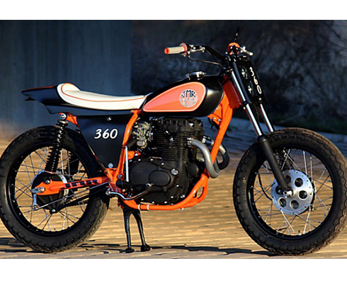Флэт-трекер Джоша Мотта из Honda CL360 1974 года