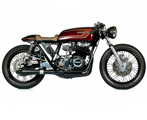 «Кафе» Honda CB750 Supersport: Красный рубин
