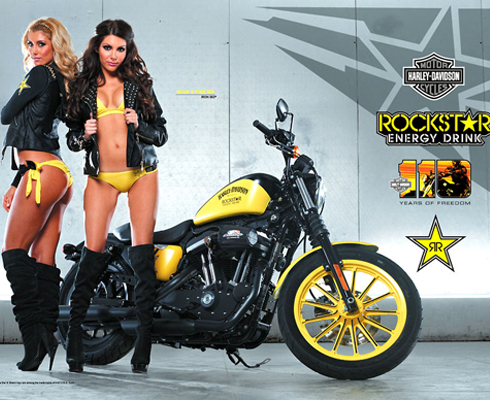Rockstar Energy анонсировал «Харли» в оригинальном окрасе