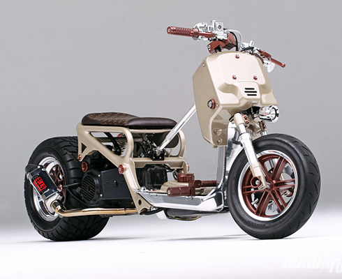 Кастом Honda Ruckus: маскл-скутер