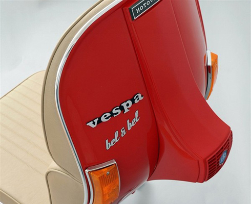 Vespa стала донором для постройки мебели