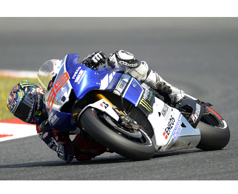 MotoGP: Хорхе Лоренцо упал во время тренировочной сессии