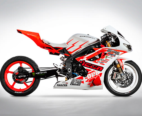 Дрифт-байк Icon Triumph Daytona