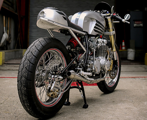 Кастом Honda CB550 от Meyerbuilt Metalworks