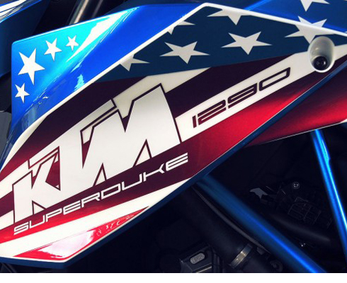 Рассекречен KTM 1290 Super Duke R Patriot Edition
