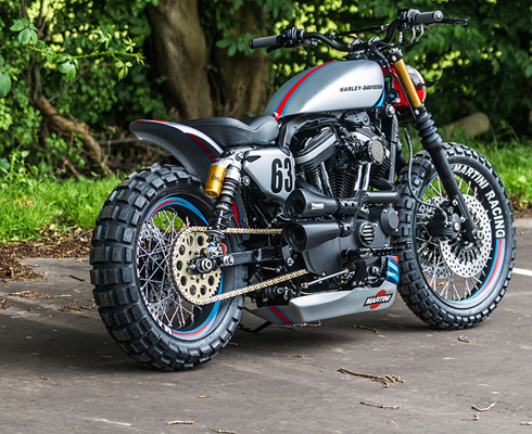 H.-D. XL883R из Shaw Speed & Custom