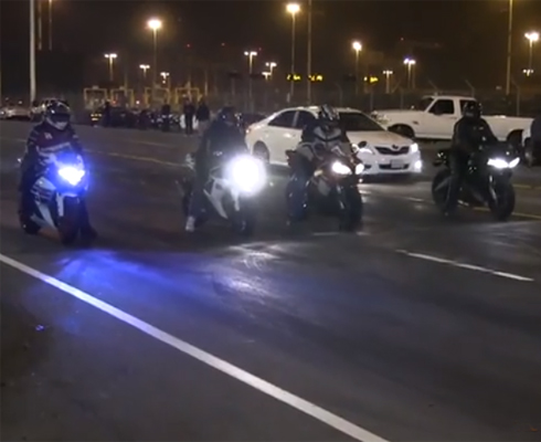 Buell 1125R & YZF-R1 & GSX-R1000 & ZX-10R: Кто быстрее?