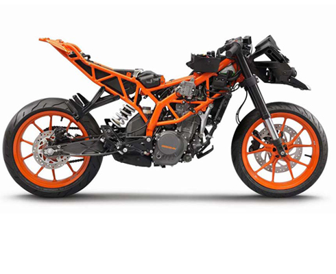 Первые фото KTM RC390 2014