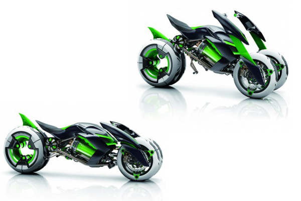 Kawasaki показала трехколесный концепт в Токио