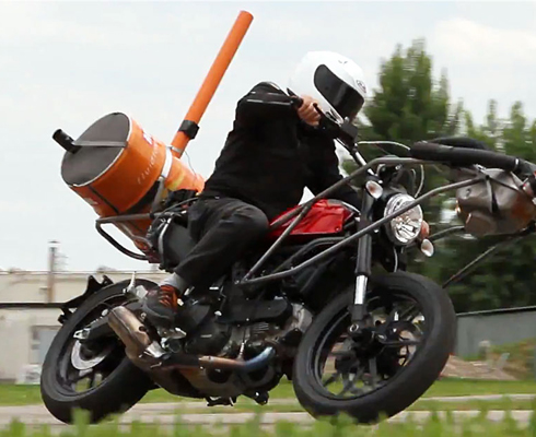 Ducati Scrambler замечен на тестах в Болонье