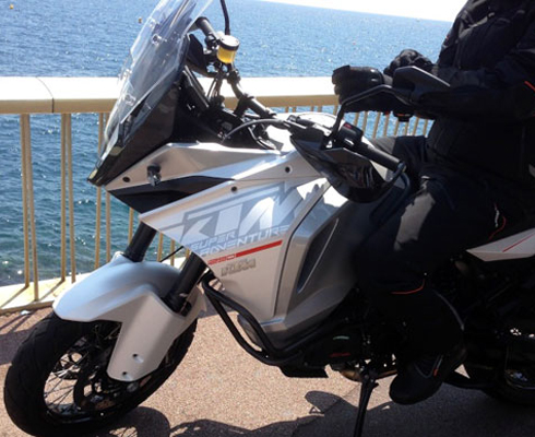 KTM 1290 Super Adventure замечен в Монако