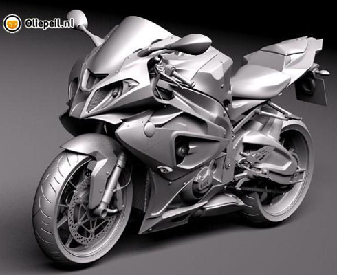 Рендеринг BMW S1000RR 2015 года