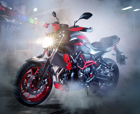 Intermot-2014: Стант-версия Yamaha MT-07