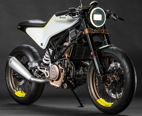 Eicma-2014:Белая и черная - «Хаски» 401