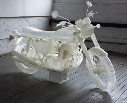 Honda CB500. Модель в масштабе 1:1