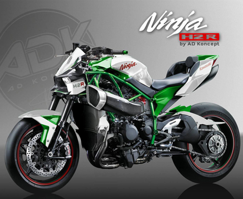 Стритфайтер Ninja H2R – концепция будущей модели Kawasaki?