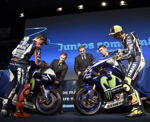 Movistar Yamaha показала свои "цвета" на 2015 год