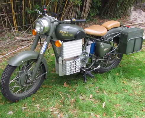 Royal Enfield Bullet с нулевым выбросом