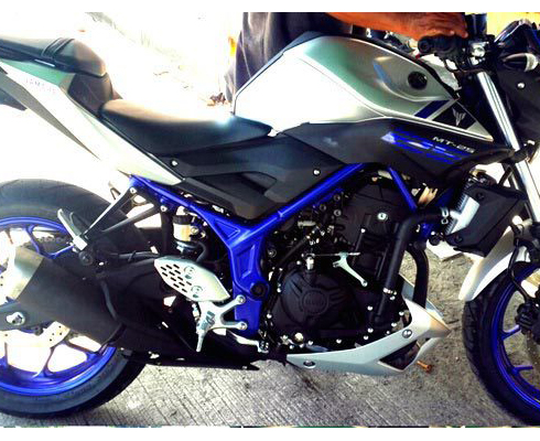 Первые снимки Yamaha MT-25