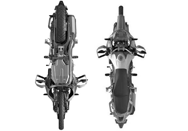 Патент на дизайн Honda Africa Twin