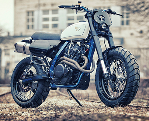Скремблер Honda 650 Dominator