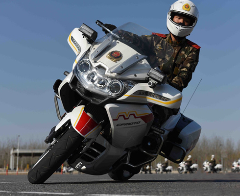 CFMoto 650 TK на военном параде в Пекине