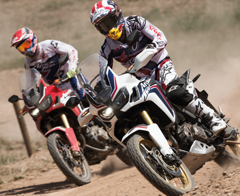 Маркес и Барреда на CRF 1000L Africa Twin