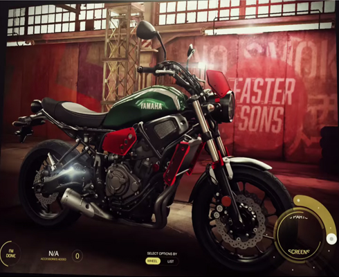 Интерактивный гараж Yamaha