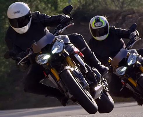 За рулем Speed Triple 2016