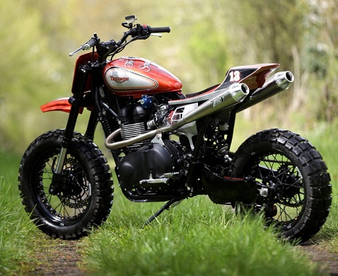 Скрэмблер мечты: Triumph Bonneville T100, которого не узнать