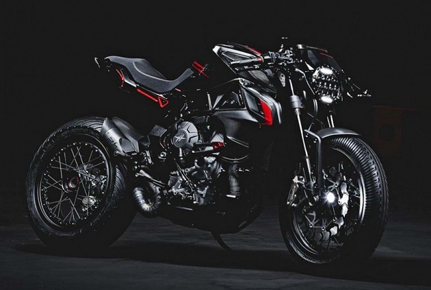 Черное золото: MV Agusta представила спецверсию Dragster Blackout