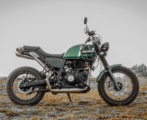 Позеленеть от зависти: доработанный эндуро Royal Enfield Himalayan