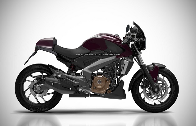 Дразнятся, не иначе: Bajaj Dominar 400 предстал в виде кафе-рейсера