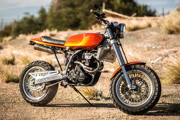 Брутальная ярость: цвет и боевой настрой кастомного KTM