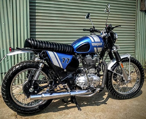 Британия вдохновляет: «триумфальный» скрэмблер Royal Enfield