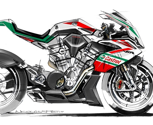 Спортбайк Honda V4: ждем в 2019 году!